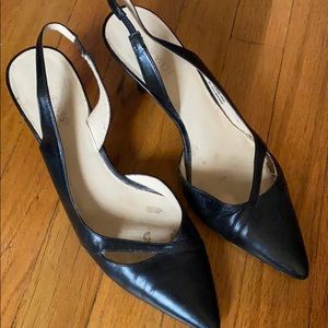 Nine West black heels- size 9